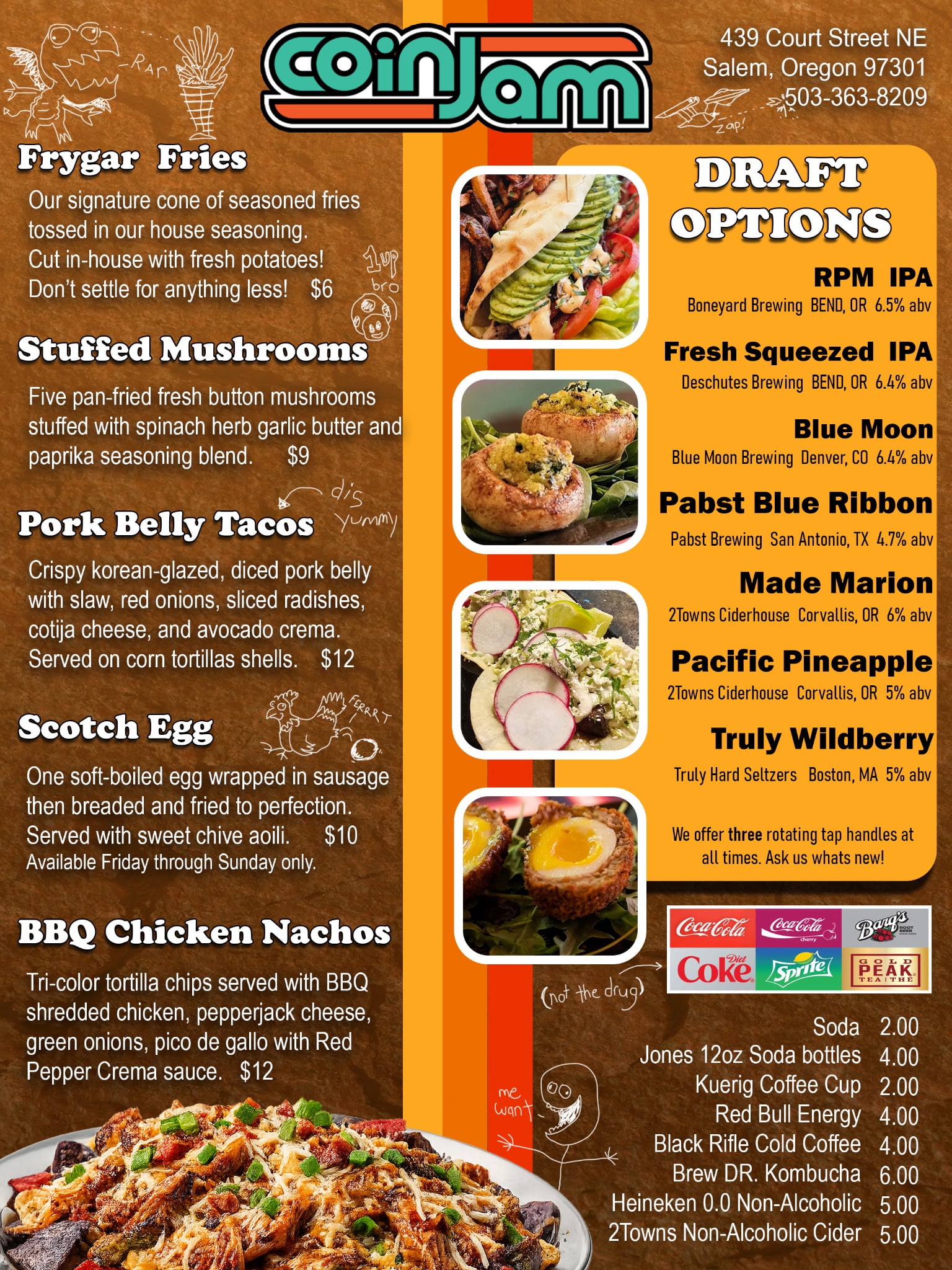 August 2026 Menu